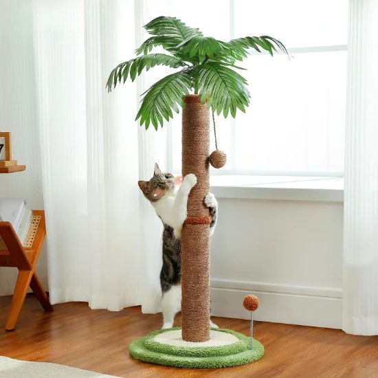 Griffoir pour Chat - Poteau sisal - Cocotier