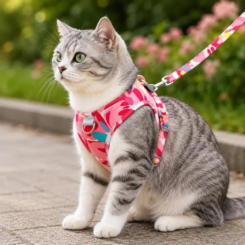 Harnais chat anti-fuite - Sécurité et confort | PawSafe