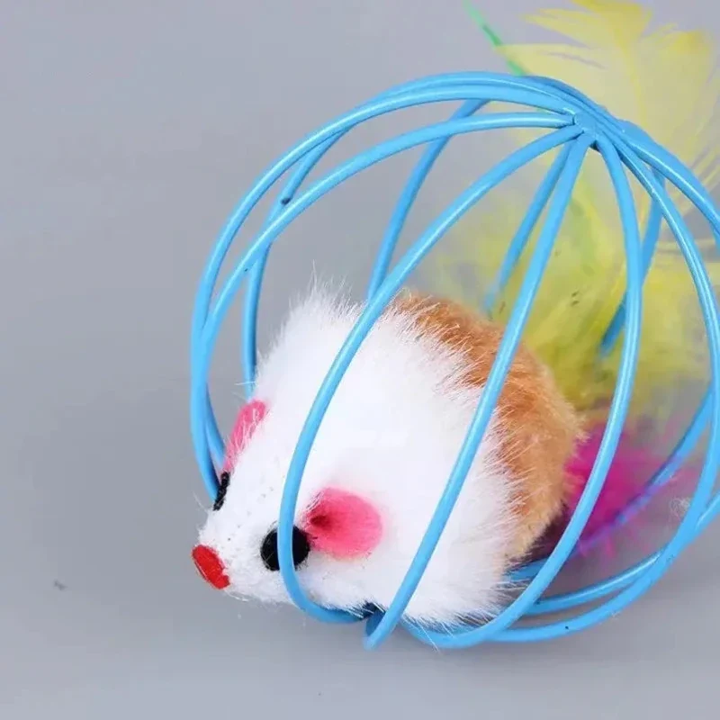 Jouet chat boule souris dedans - Anti-ennui félin | Purrly