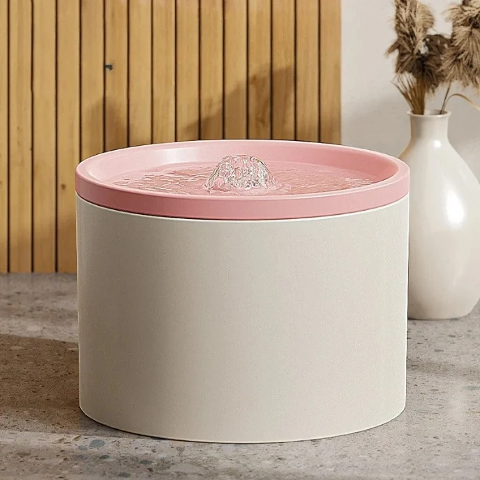 FONTAINE A EAU POUR CHAT CERAMIQUE - Ultra Silencieuse 1L - H2OPurr™