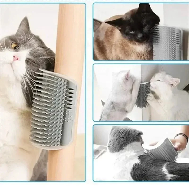Brosse murale chat - Poils en moins, chat heureux | SelfPurr