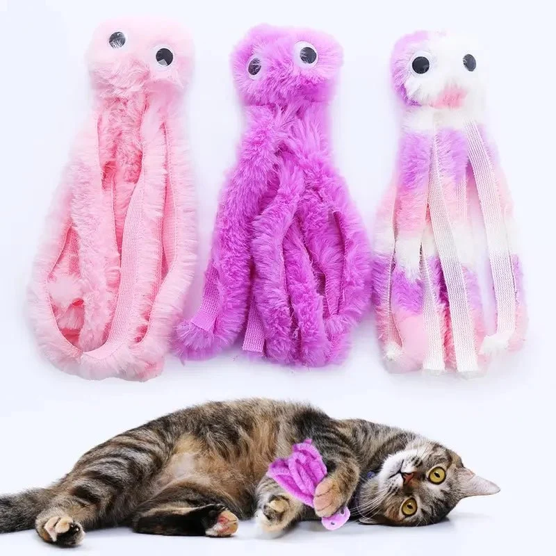 Jouet chat Poulpe - Anti-ennui et amusant | MiaouFun