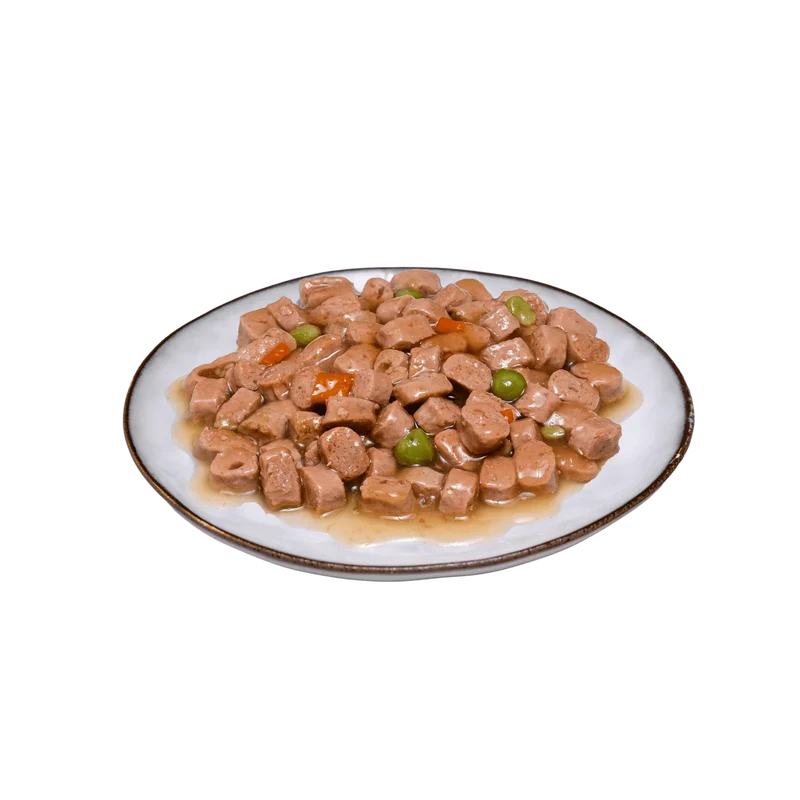 Emincés sauce bio Bœuf pour chats - Equilibre & Instinct