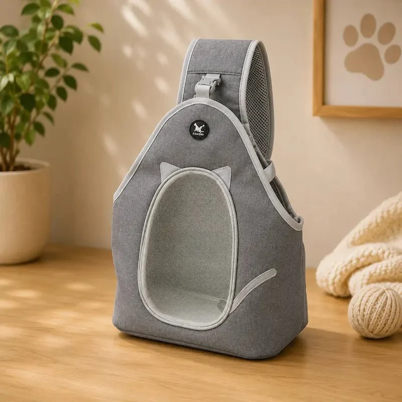 Sac à main bandoulière chat - Look & confort | Catelle