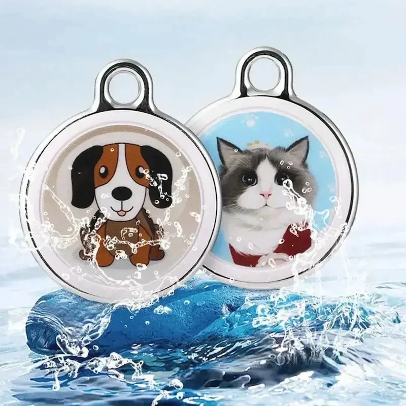 Mini badge Bluetooth chat - Léger & discret | PawTrack