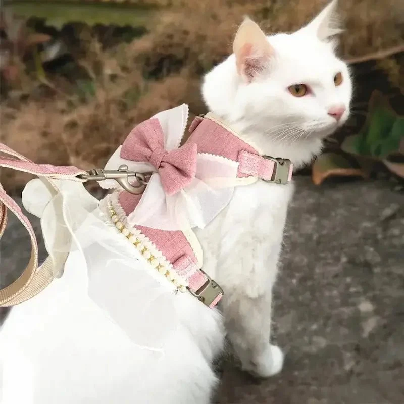 Harnais chat robe princesse - Confort royal | CatRoyale