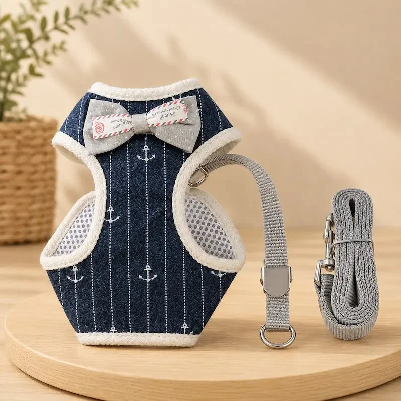 Harnais chat nœud papillon - Chic et sécurisé | CatElegance