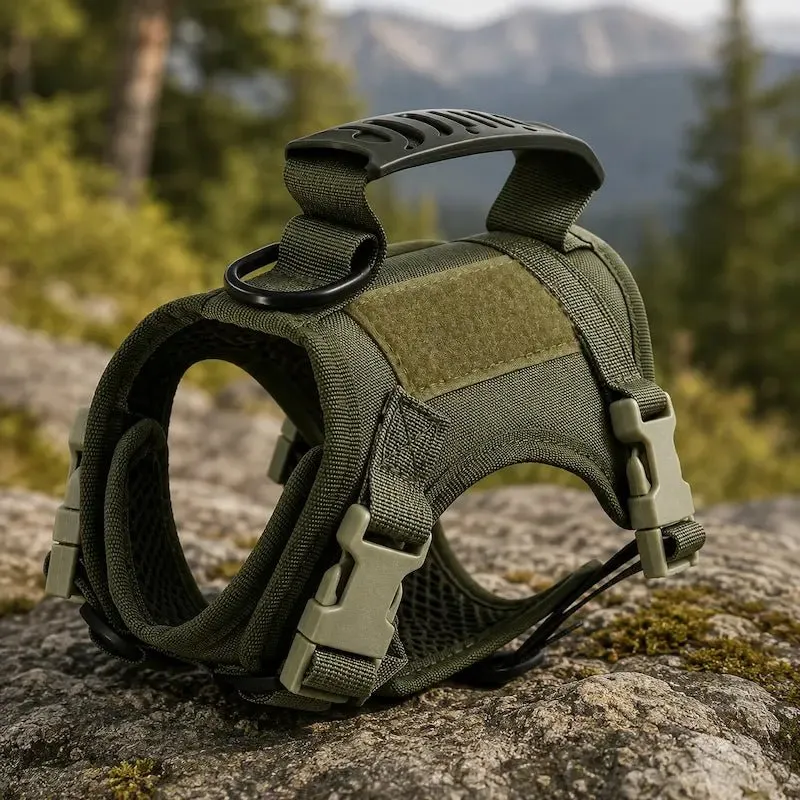 Harnais tactique chat - Anti-fugue et confort | CatArmor