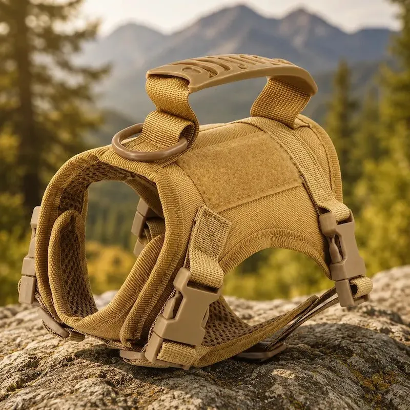 Harnais tactique chat - Anti-fugue et confort | CatArmor