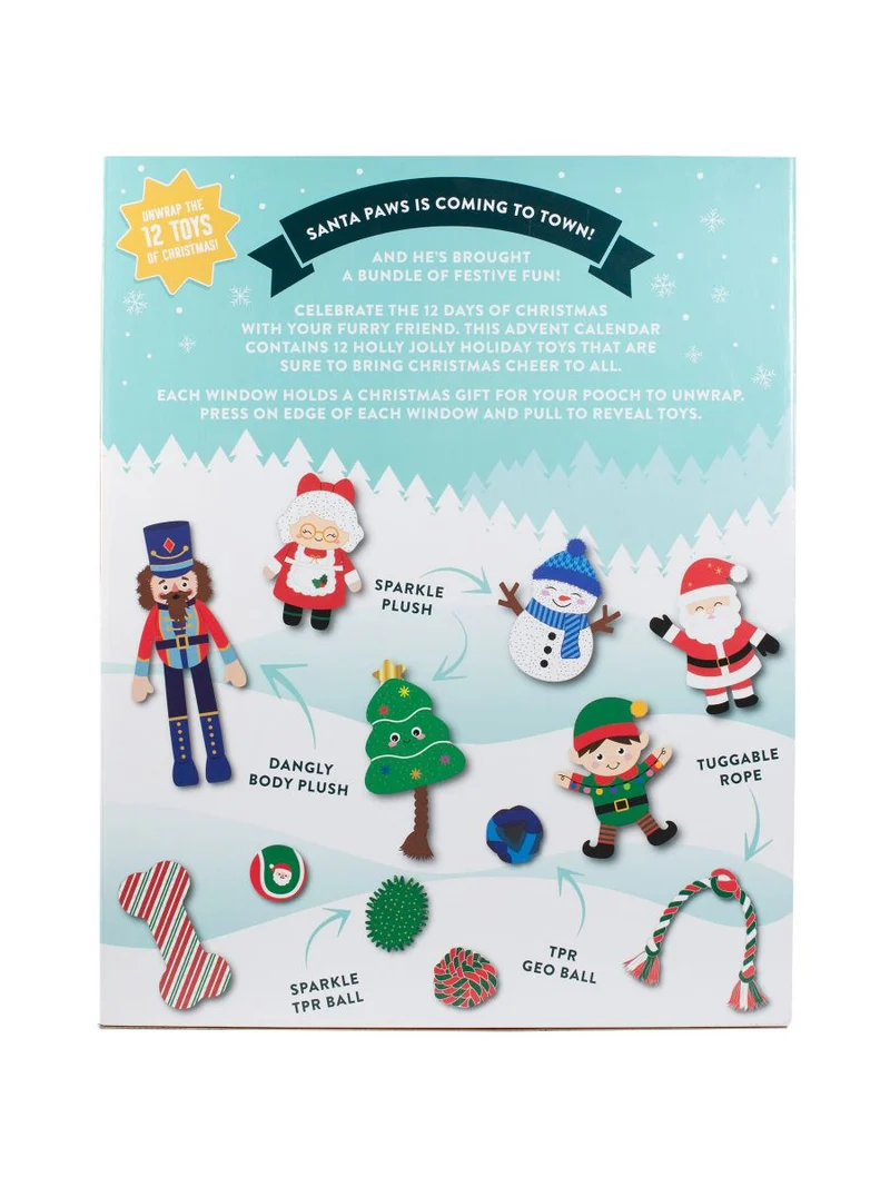 Calendrier de l'avent XXL pour chien - 12 jouets - Fringe PetShop