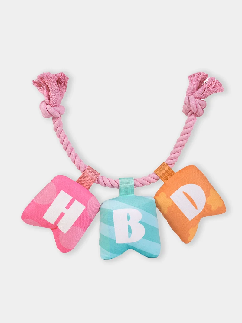 Peluche pour chien - Banderole d'anniversaire 🎉 - HugSmart