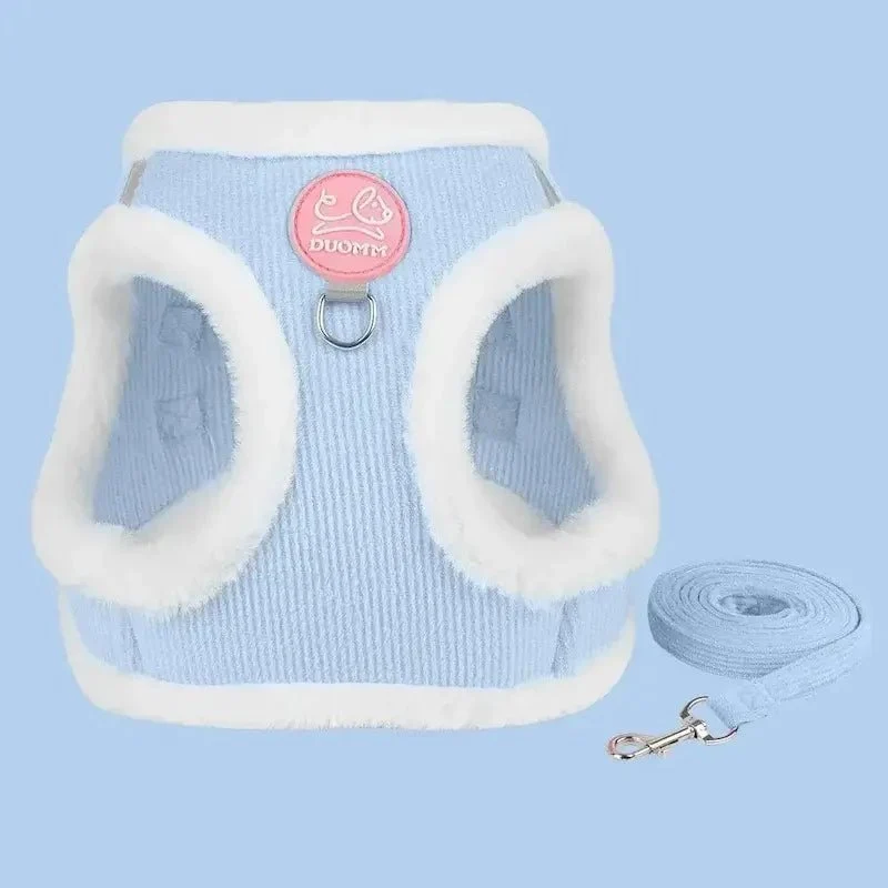 Harnais chat fourrure - Confort chaud | PurrFur