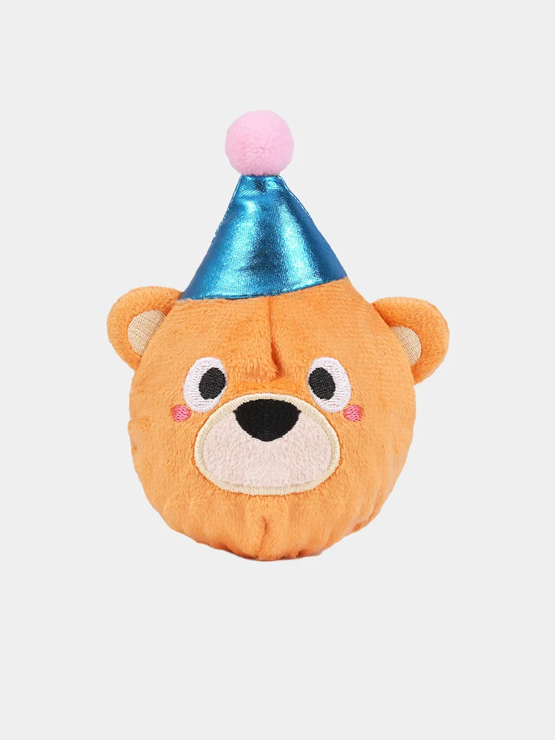 Balle peluche pour chien - Birthday Bear 🐻🥳 - HugSmart
