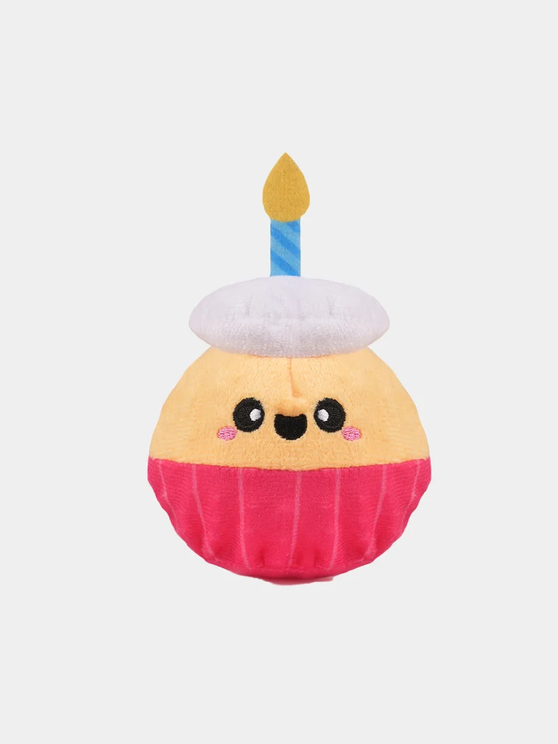 Balle peluche pour chien - Birthday cupcake 🧁 - HugSmart