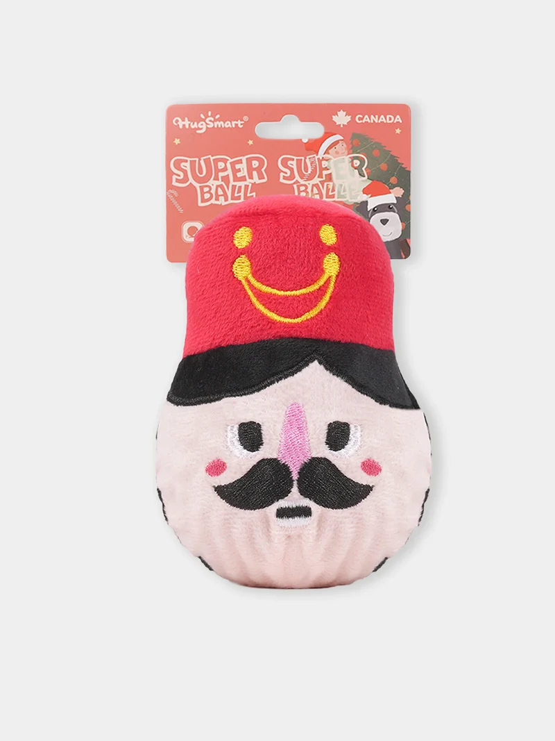 Balle en peluche pour chien - Casse-Noisette 🎄 - HugSmart