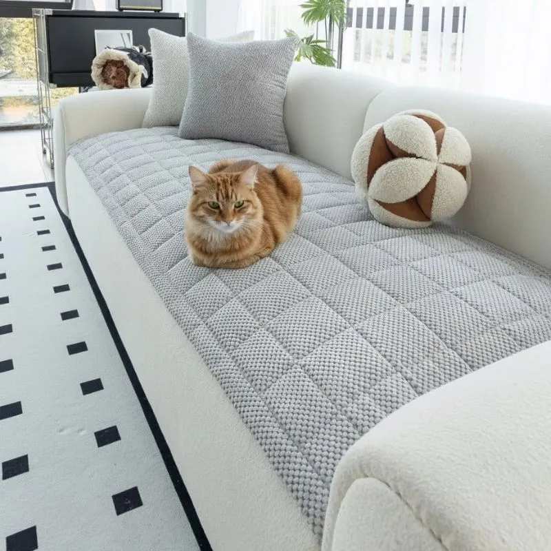 Protection canapé chat polaire Matelassée Antidérapant - FurSafe