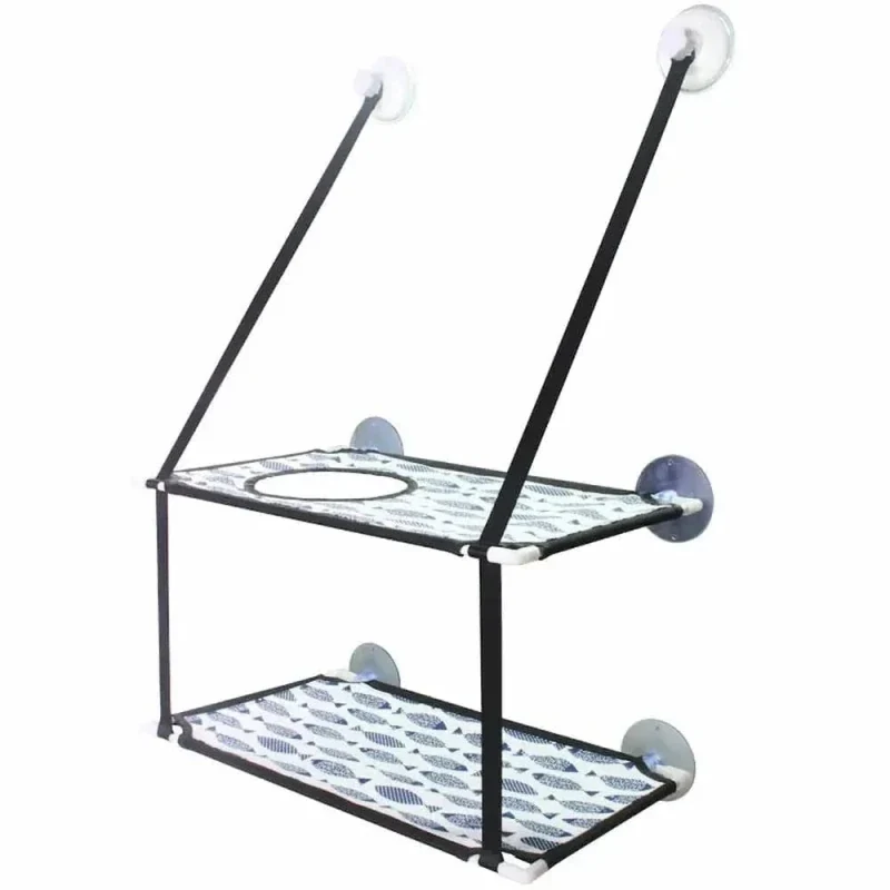 Hamac double pour chat - 2-en-1 confortable | DuoHamac