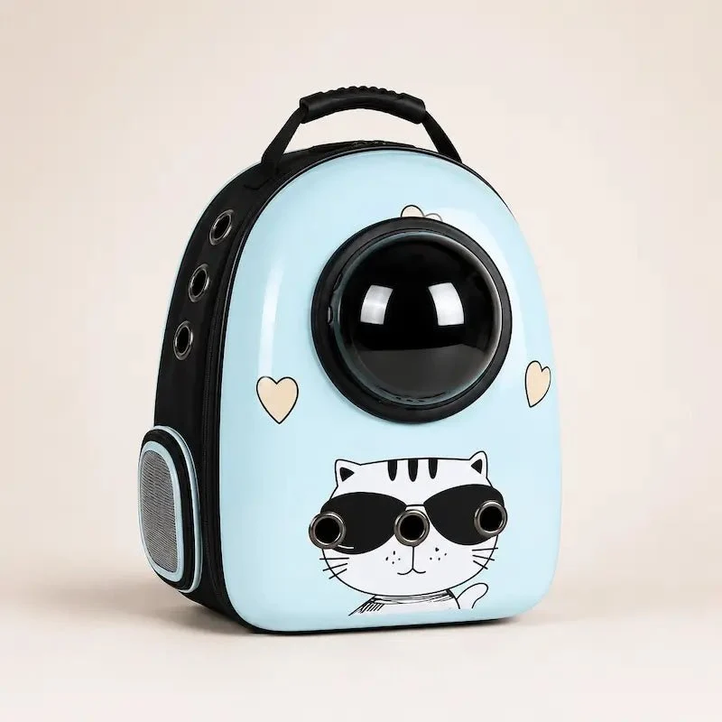 Sac à dos hublot chat - vision 360° | Astronocat