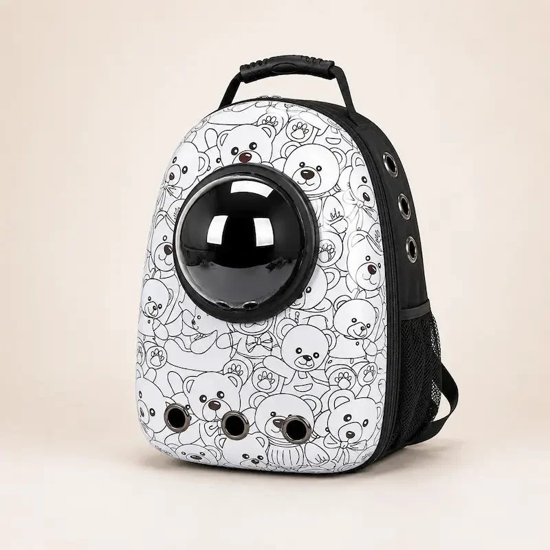 Sac à dos hublot chat - vision 360° | Astronocat