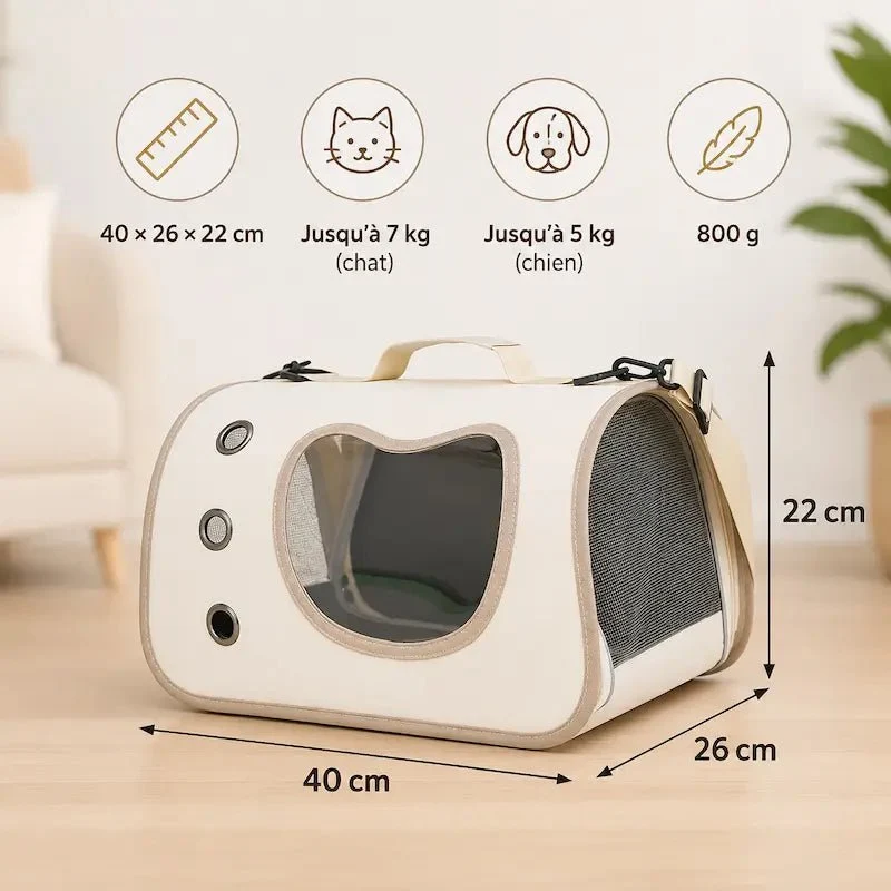Sac de transport pour chaton - Voyage sans stress assuré | BabyCat