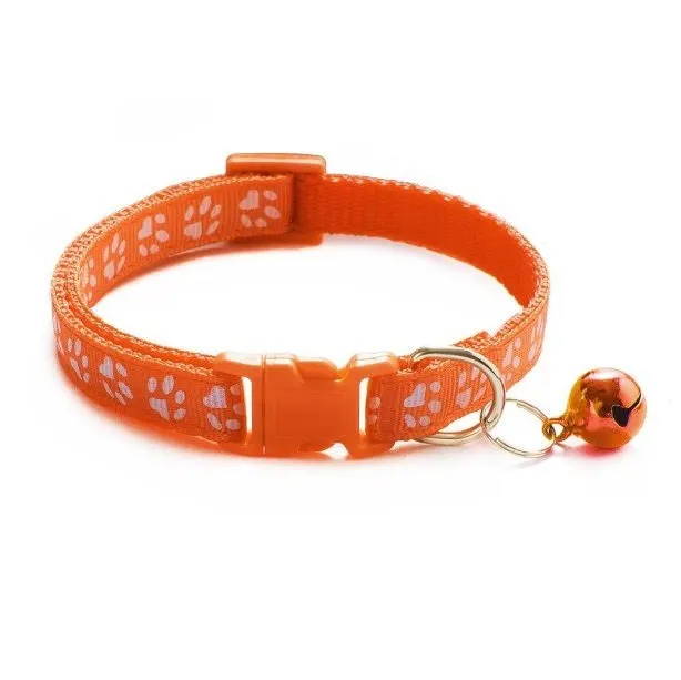 Collier en nylon avec imprimé patte