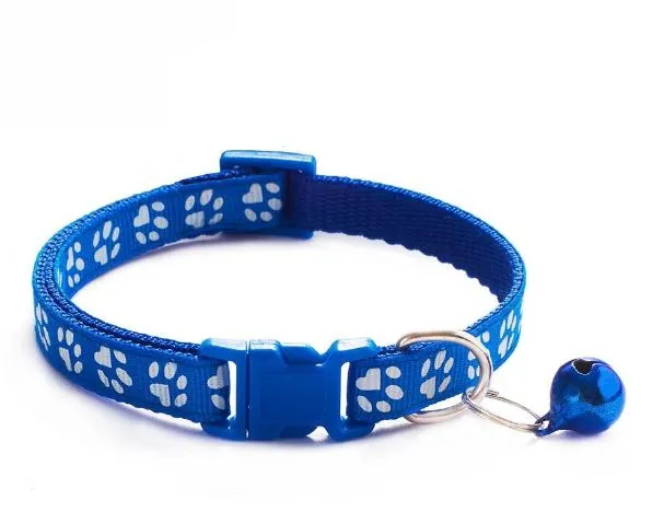 Collier en nylon avec imprimé patte
