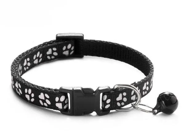 Collier en nylon avec imprimé patte