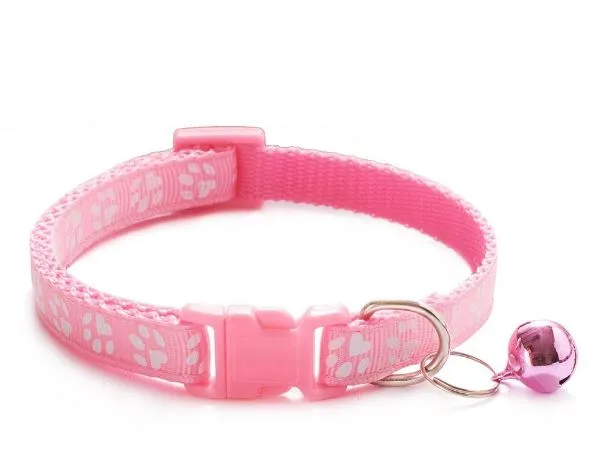 Collier en nylon avec imprimé patte