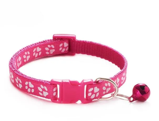 Collier en nylon avec imprimé patte