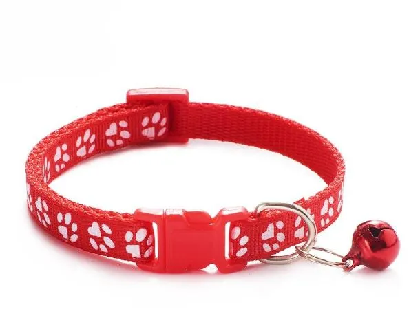 Collier en nylon avec imprimé patte