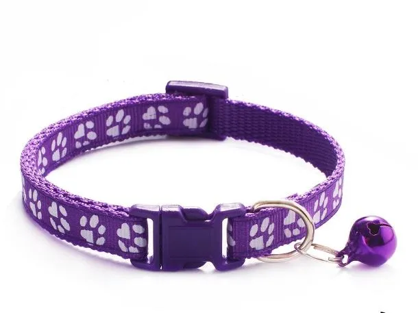 Collier en nylon avec imprimé patte