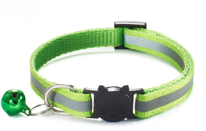 Joli collier pour chat avec bande réfléchissante