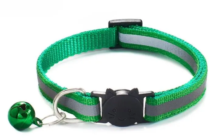 Joli collier pour chat avec bande réfléchissante