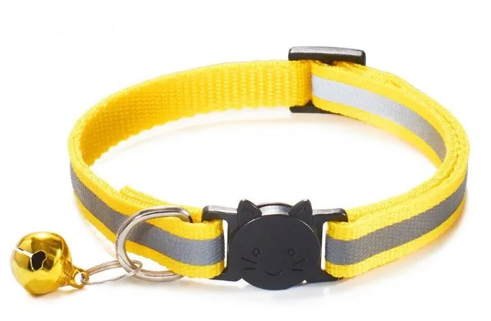 Joli collier pour chat avec bande réfléchissante