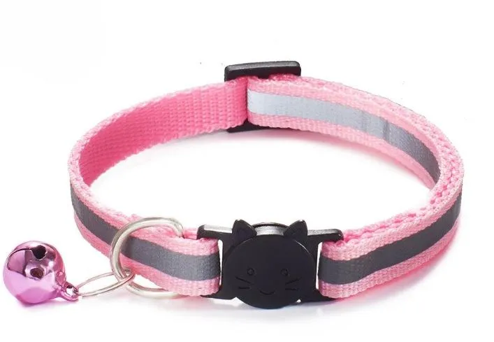 Joli collier pour chat avec bande réfléchissante