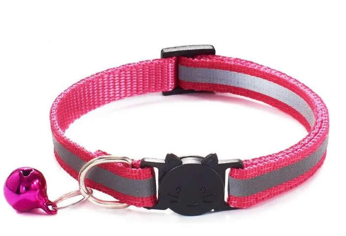 Joli collier pour chat avec bande réfléchissante