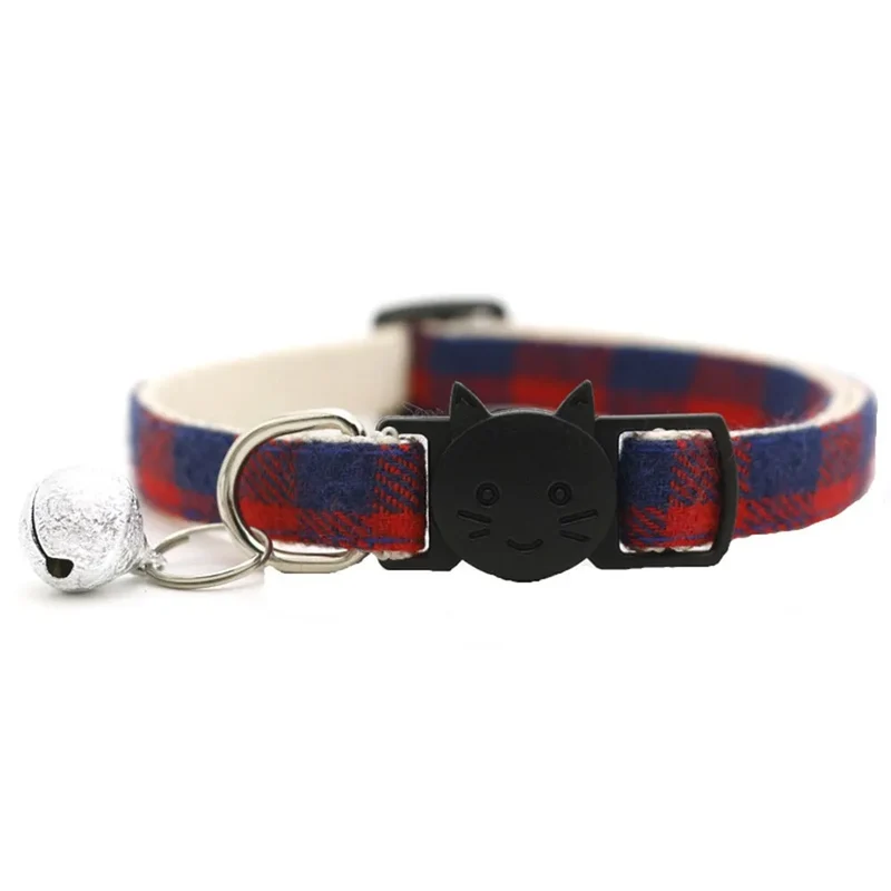Collier ajustable pour chat avec clochette