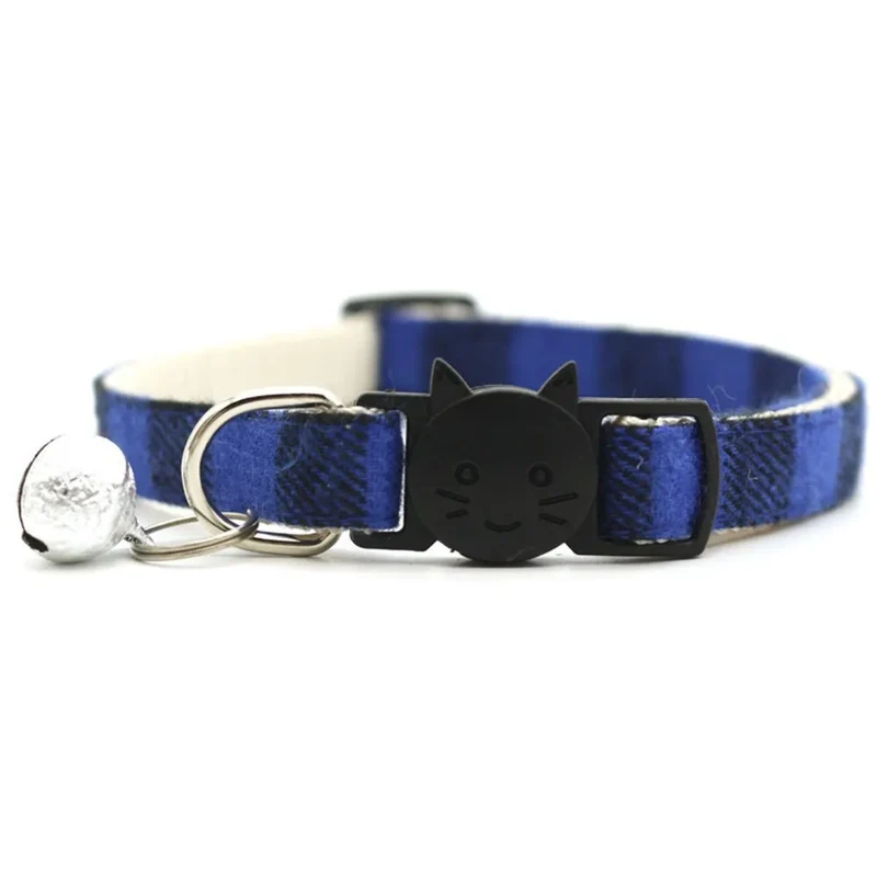 Collier ajustable pour chat avec clochette