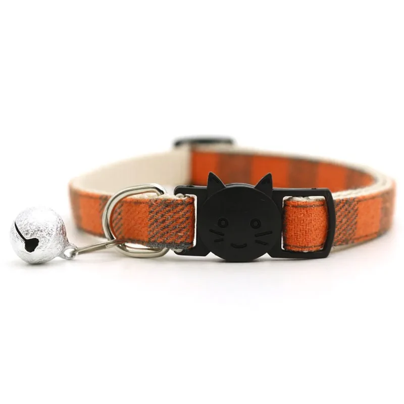 Collier ajustable pour chat avec clochette
