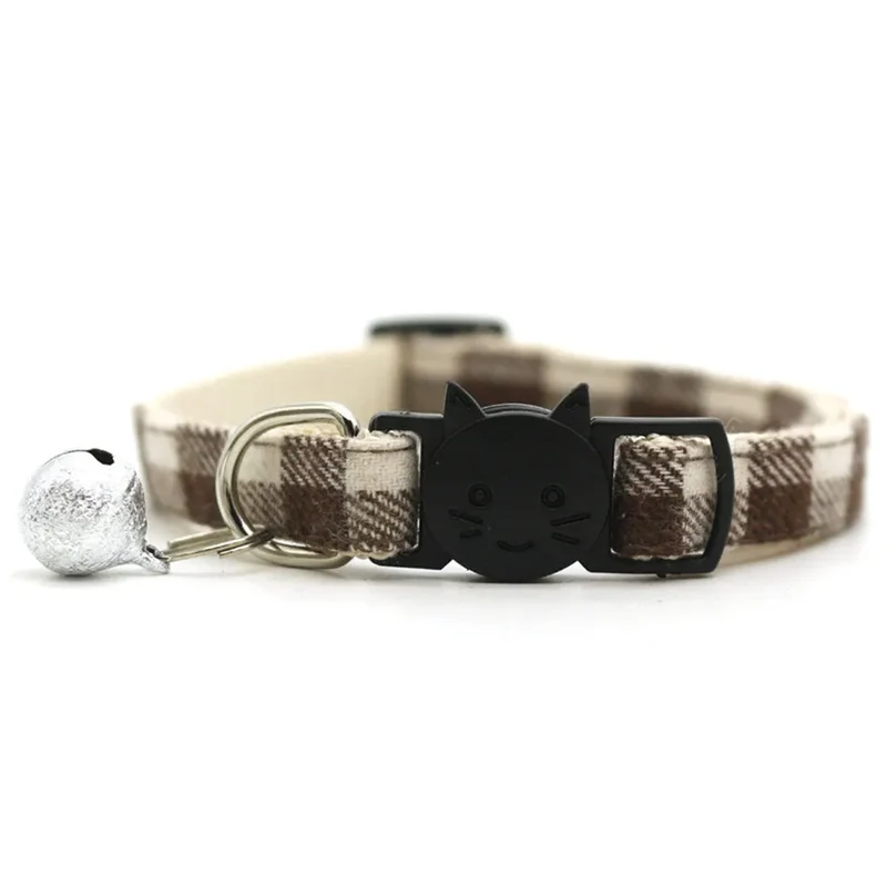 Collier ajustable pour chat avec clochette
