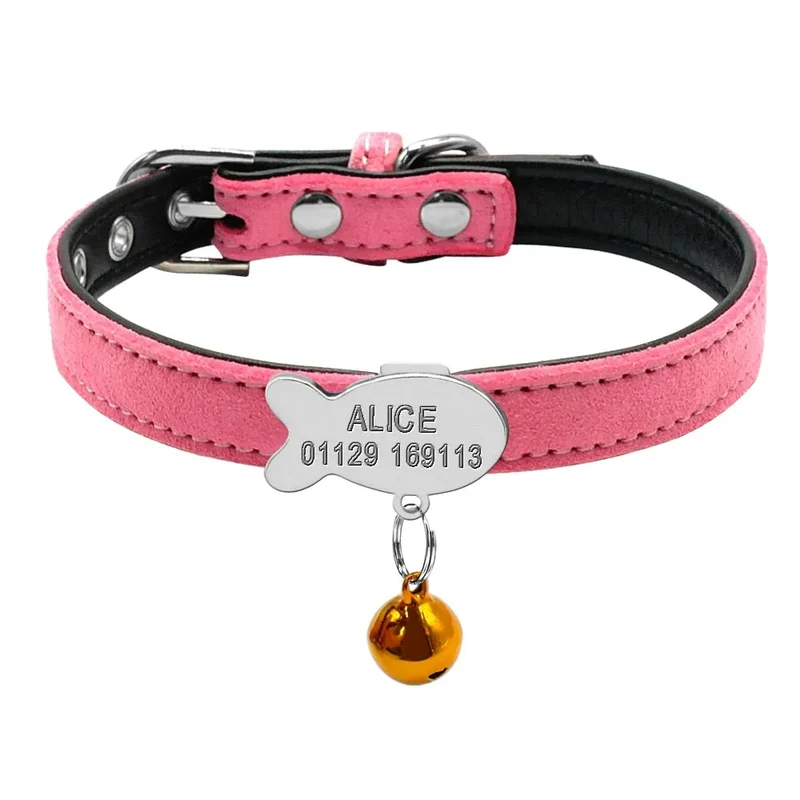 Collier en cuir et velours à personnaliser
