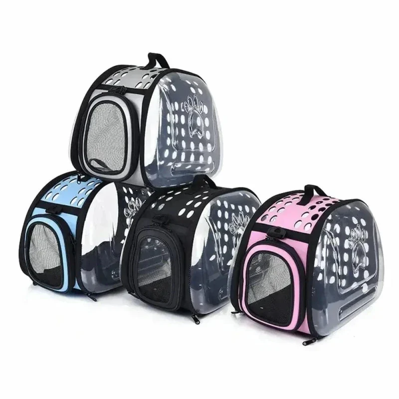 Sac de transport transparent pour chat - Vue panoramique | ClearCat