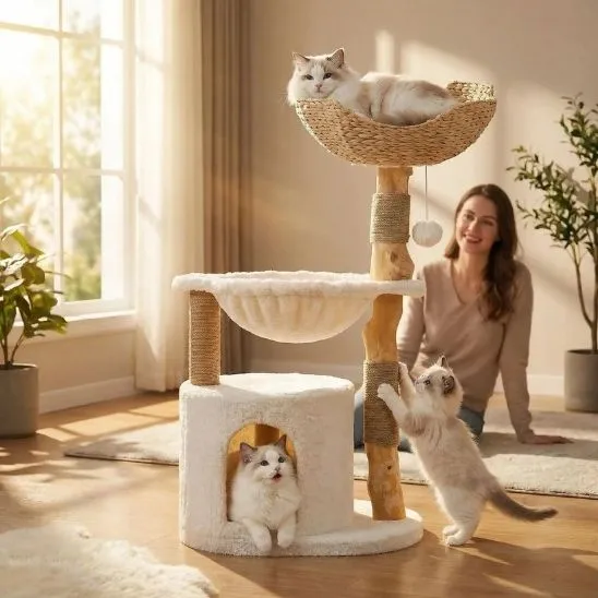 ARBRE A CHAT SCANDINAVE | Design Félin Bois