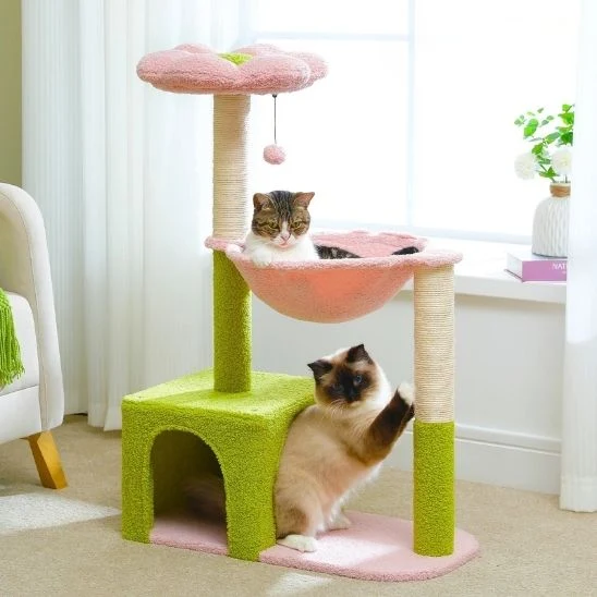 ARBRE A CHAT FLEUR | Marguerite colorée