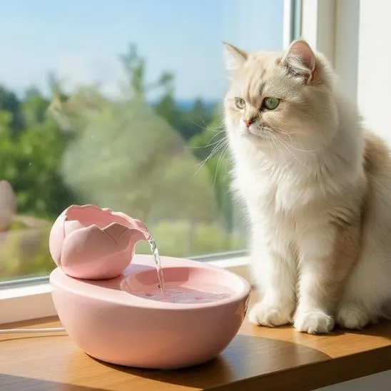 Fontaine à eau chat céramique | Zen Félin