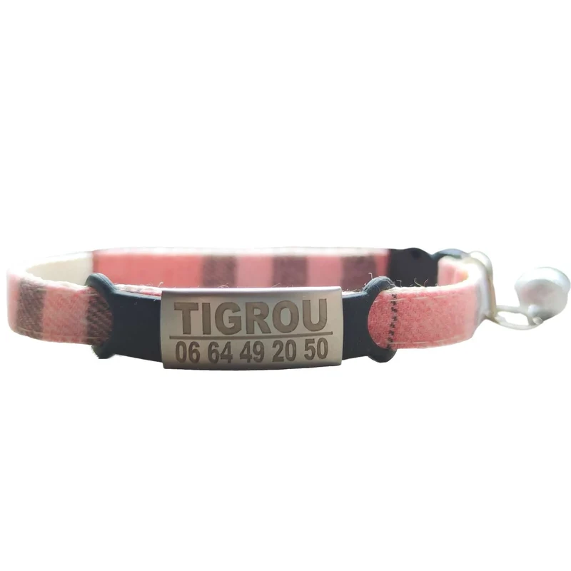 Collier à personnaliser, ajustable et anti-étranglement