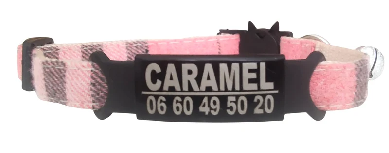 Collier à personnaliser, ajustable et anti-étranglement