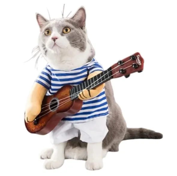 Costume pour chat Guitare