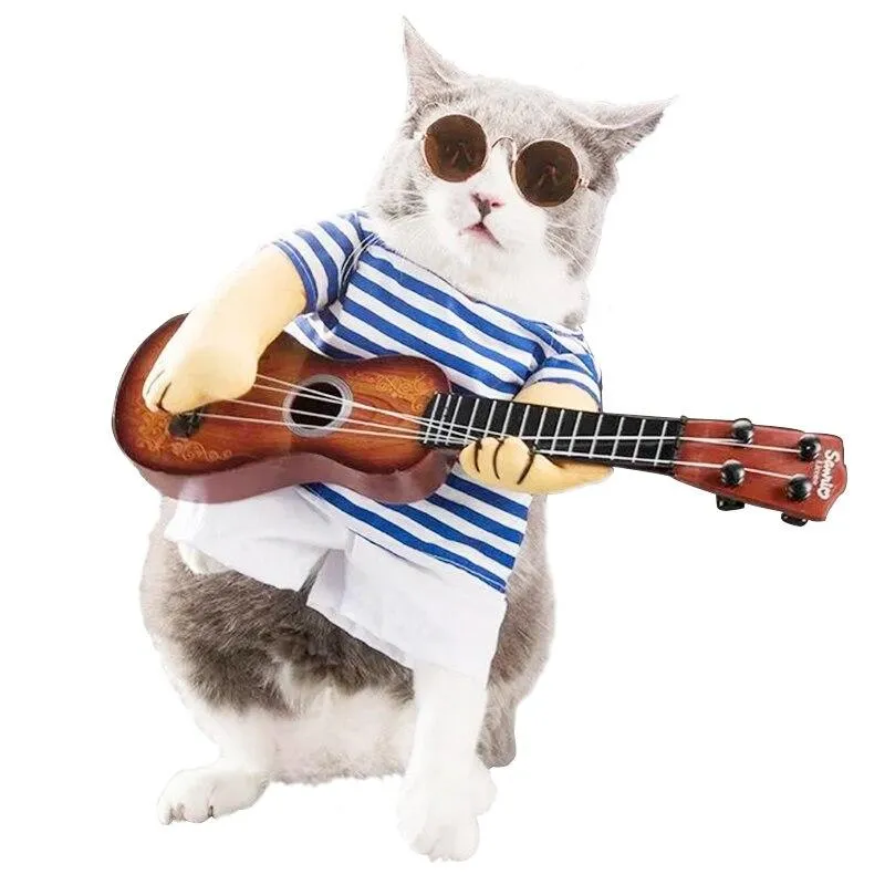 Costume pour chat Guitare