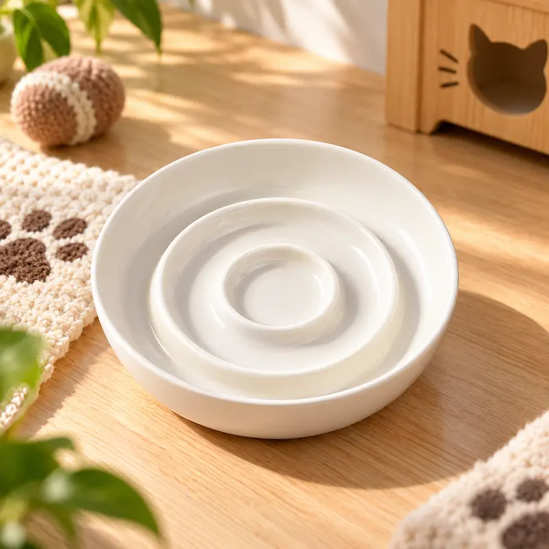 Gamelle anti-glouton chaton - Mange doucement | BabySlow